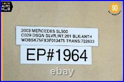 03-08 Mercedes R230 SL500 SL550 SL600 Base Rear Bumper Cover Assembly OEM
