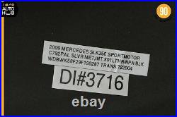 09-11 Mercede R171 SLK350 SLK300 Base Rear Bumper Cover Assembly 1718854125 OEM