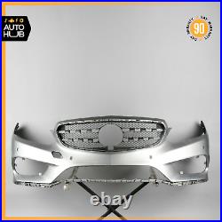 14-16 Mercedes W212 E350 E400 AMG Sport Front Bumper Cover Assembly Silver OEM
