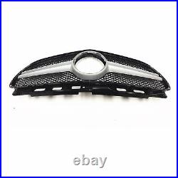 Car Front Bumper Grille Body Kit Silver For 2014-2016 2015 Benz E-Class W212 AMG