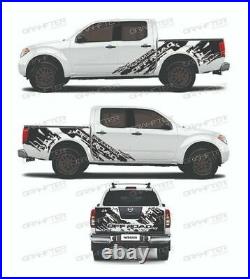 Decal Graphic Side Stripe Kit for Nissan Frontier (Model 3)