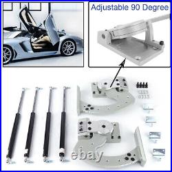 Fit For BMW Lambo Door Bolt On Vertical Doors Kit Adjustable Silver Most Of Car