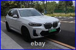 For BMW IX3 2022 Car Front Bumper Hood Kidney Grille Grill Kit Silver Line Style