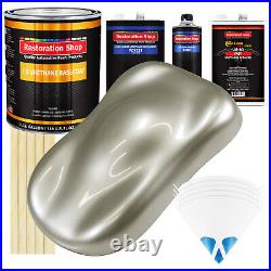 Galaxy Silver Metallic Gallon Kit URETHANE BASECOAT Car Auto Paint FAST Kit