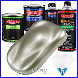 Galaxy Silver Metallic Quart Kit Low VOC URETHANE BASECOAT Car Auto Paint Kit