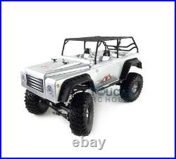 KYX 44 Full Metal Chassis Scale RC Rock Crawler CNC SCX10 Car Shell KIT Silver
