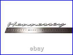 Kit-car Metal Letters Tail Logo Emblem Rear Badge Half-Matte Hennessey Style 1pc