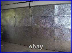NASATEK SSR 2 Car Garage Door Reflective Silver Foam Core Insulation Kit