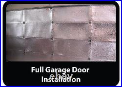 NASATEK SSR 2 Car Garage Door Silver Insulation and Water Heater Tank Wrap Kit