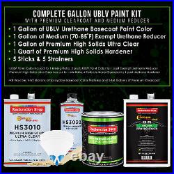 Pewter Silver Metallic Prem Gallon Kit Low VOC URETHANE BASECOAT Car Paint Kit