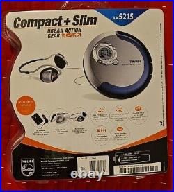 Philips Compact + Slim CD Player Headphones Car Kit AX5215 17 New Sealed