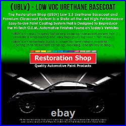 Silver Aqua Metallic Prem Quart Kit Low VOC URETHANE BASECOAT Car Auto Paint Kit