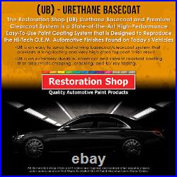 Silver Aqua Metallic SLOW Gallon Auto Car Paint Kit URETHANE BASECOAT Clearcoat