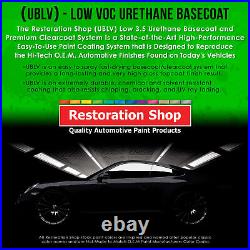 Silver Blue Metallic Prem Quart Kit Low VOC URETHANE BASECOAT Car Auto Paint Kit