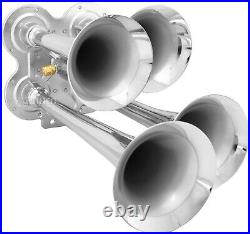 Train Horn Kit For Truck/car/semi Loud System /3g Air Tank /200psi /4 Trumpets